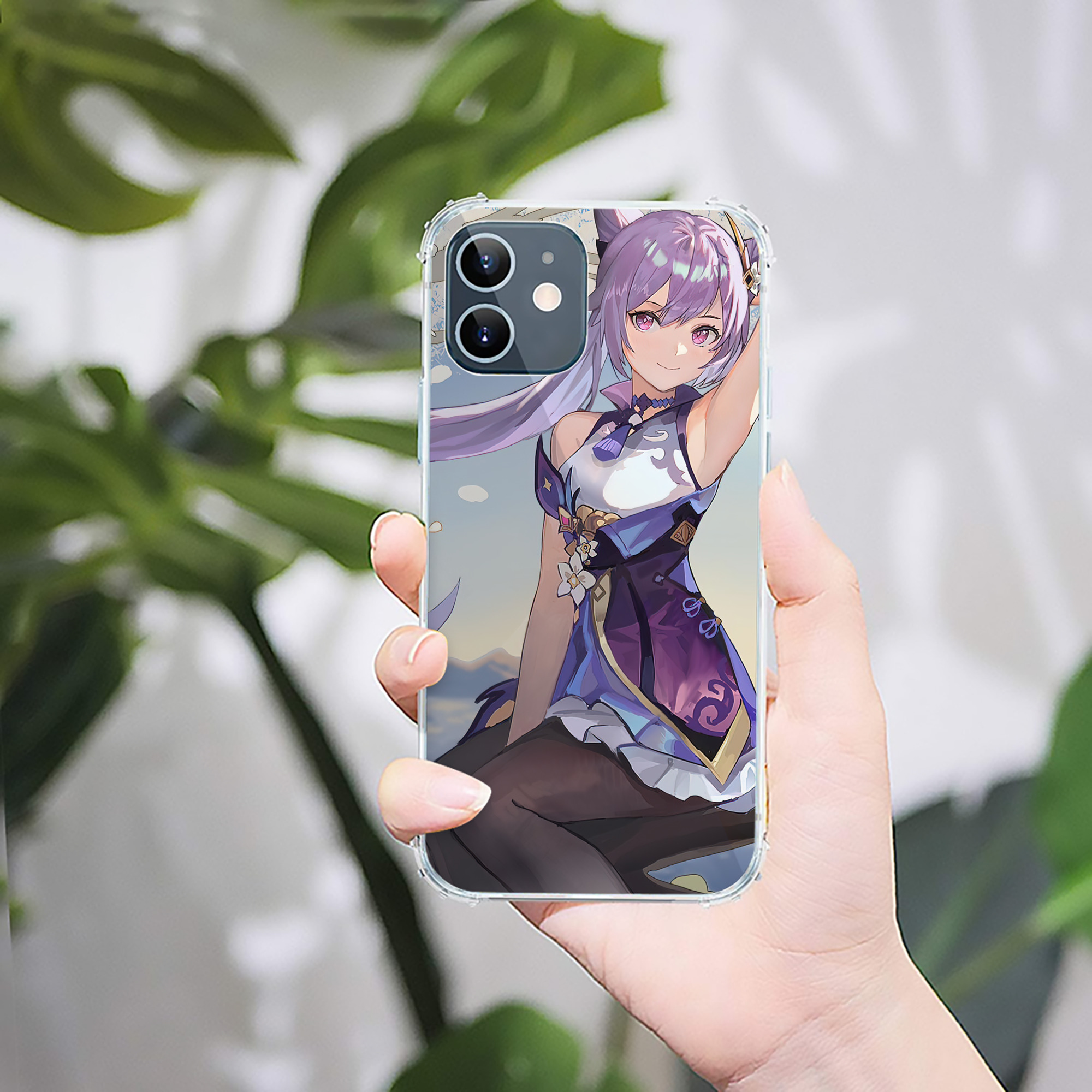 げんし神 genshin 【iPhone 12シリーズ対応】透明スマホケース（クリアソフトケース）